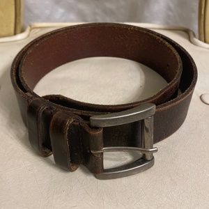Full hide leather belt 32